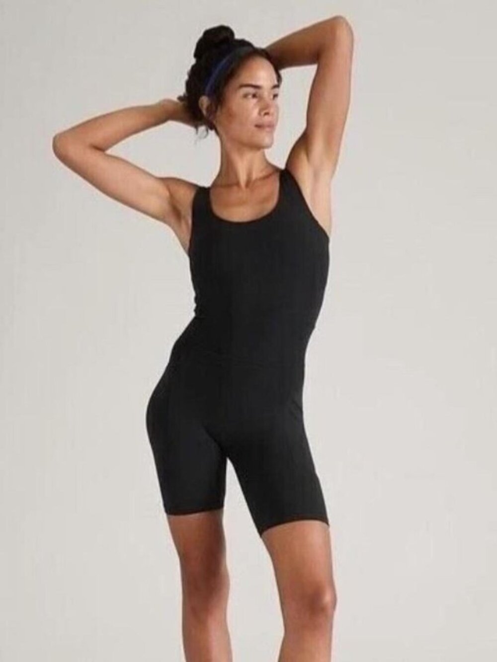 ATHLETA Women’s Salutation Bike Suit Solid Black XL BNWT
